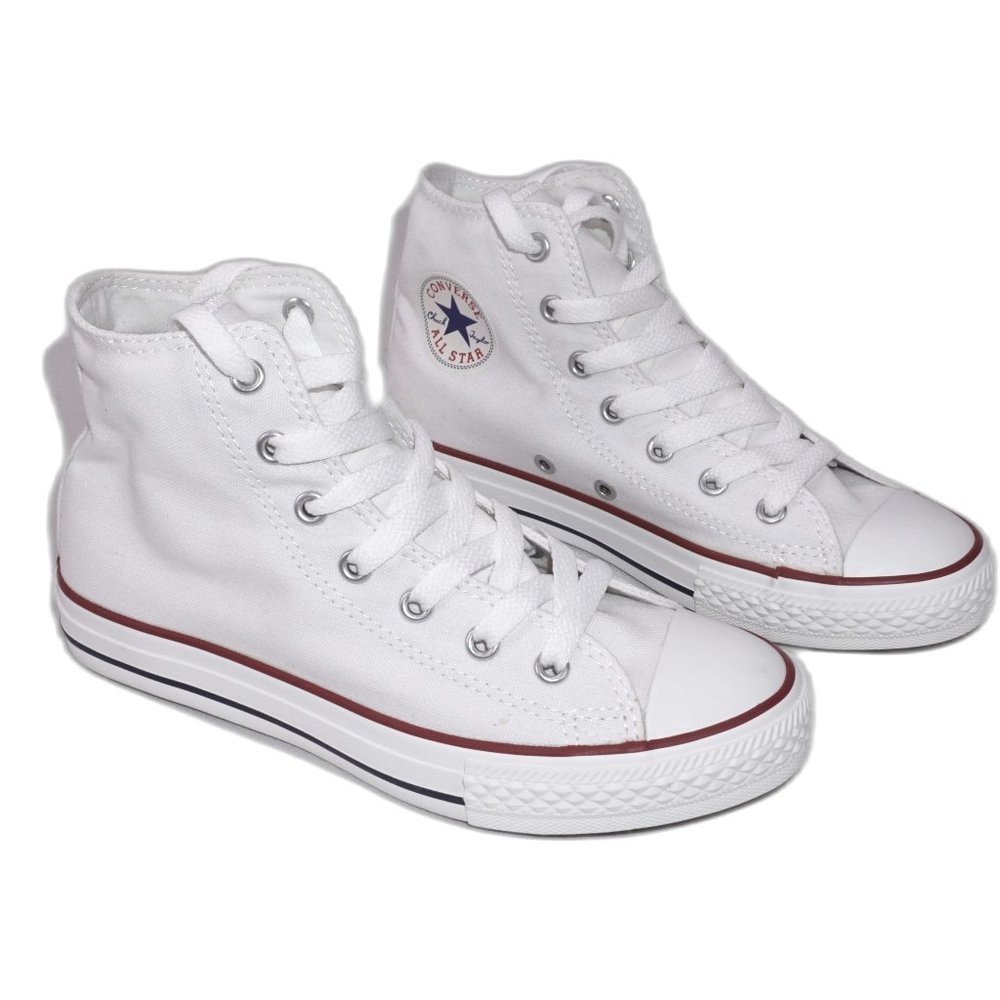Converse White Youth Size: 2.5 All Star High Top Sneakers Brand New NIB